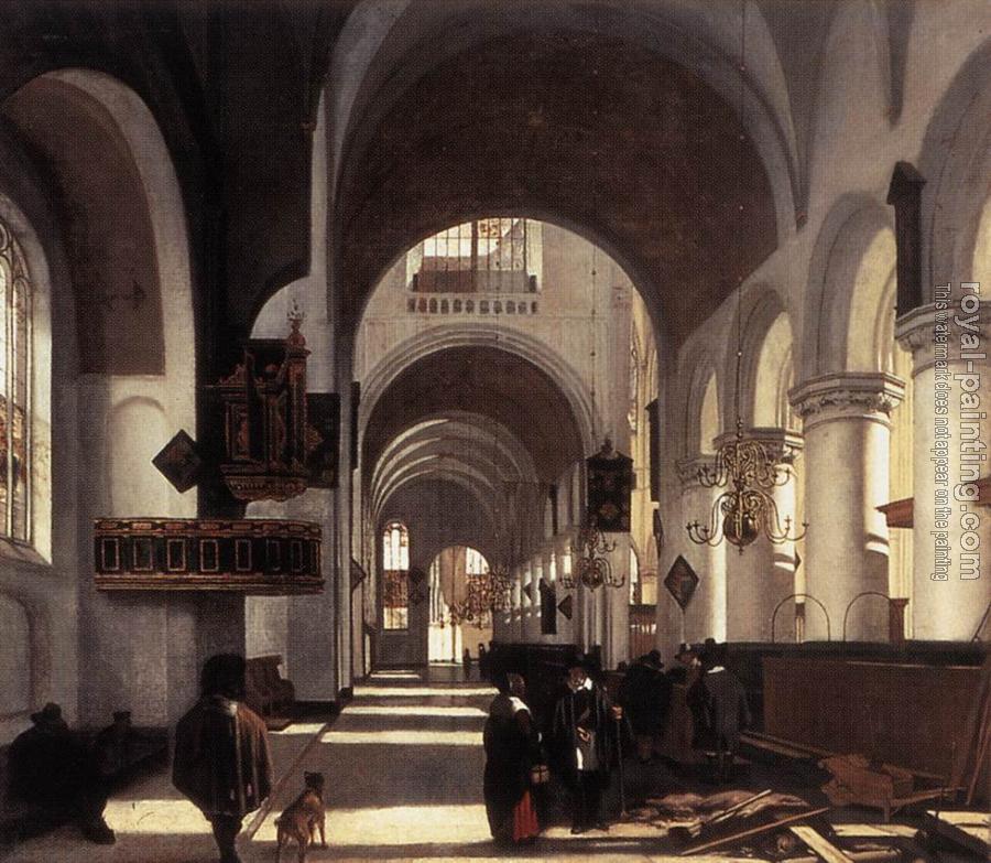 Emanuel De Witte : Interior of a Church III